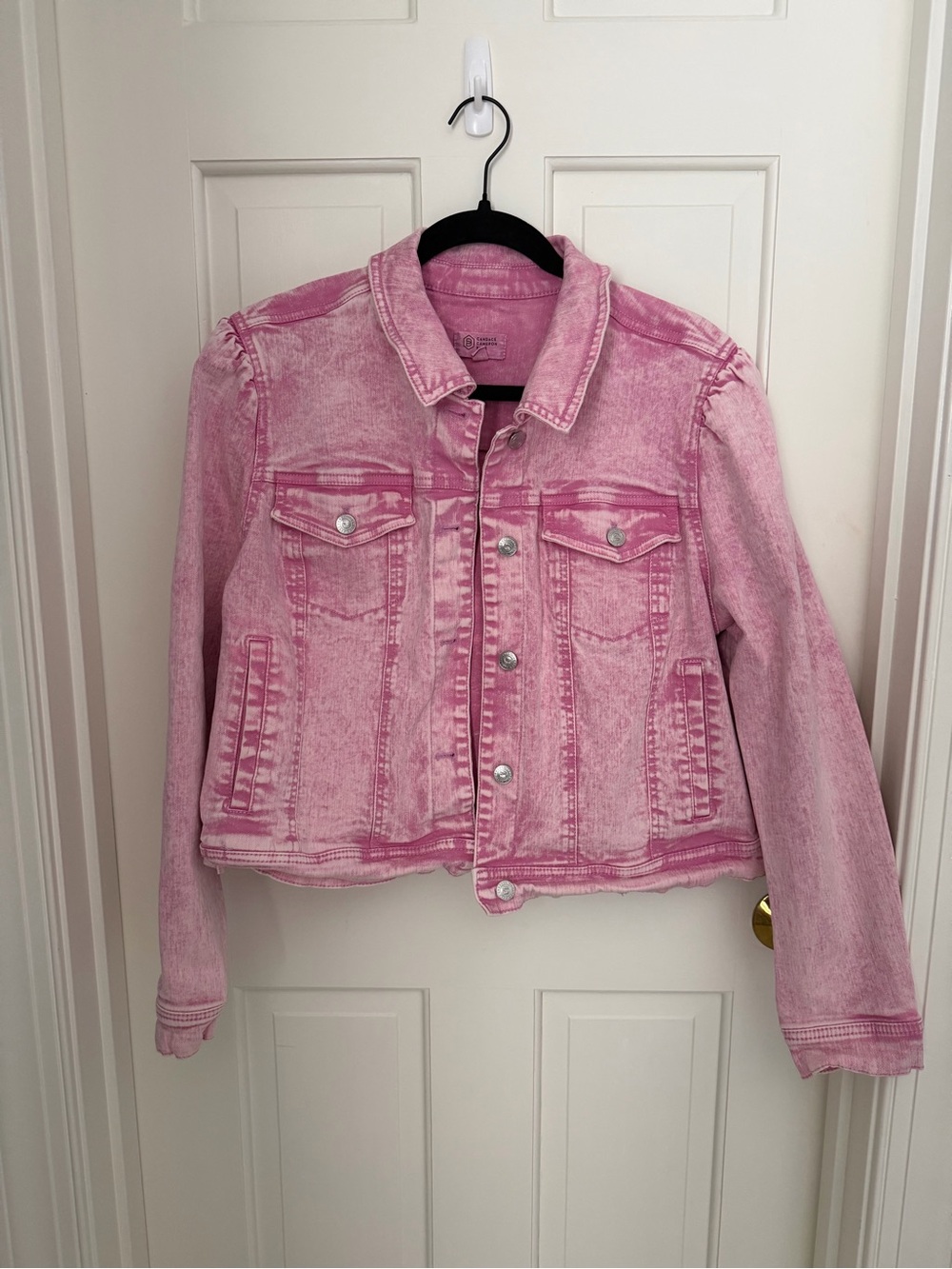 Pink Denim Jacket - Women's Washed Pink